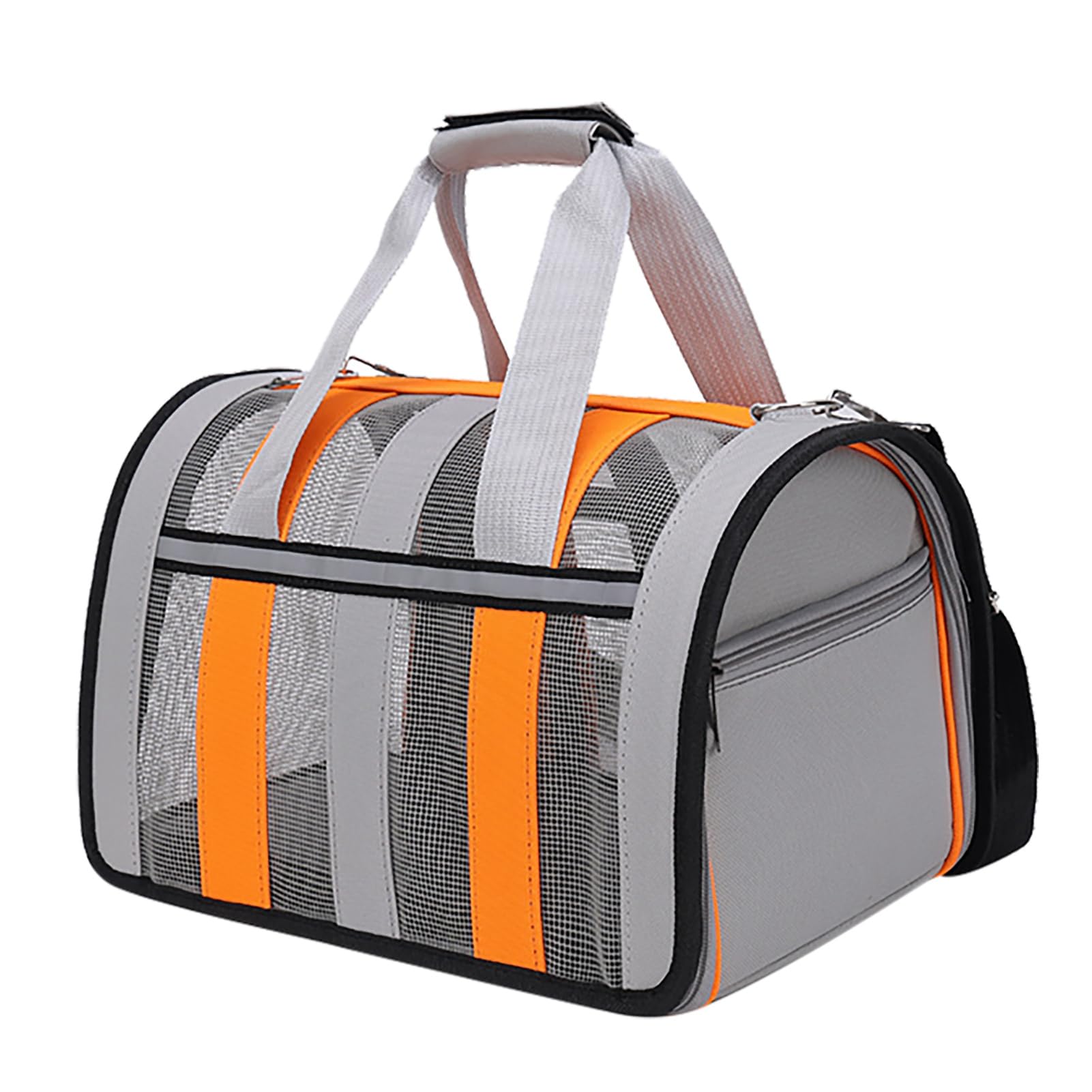 Cat Carrier Bag, Breathable Oxford Cloth Cat Carriers Folding Pet Travel Carrier Bag with Comfortable Handle Large Opening Design Travel Carrying Case for Cats and Dogs (Medium)