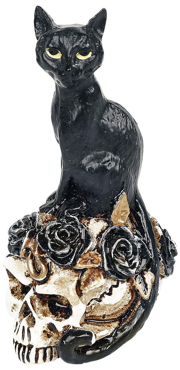 Alchemy Unisex Nc England Cat And Skull: Miniature Skull Skull Standard, Resin,