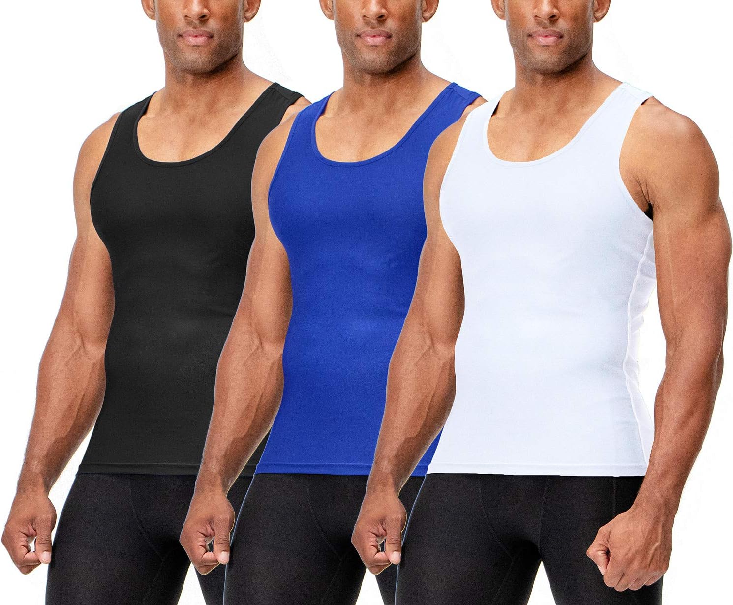 2~3 Pack Men's Muscle Dri Fit Compression Tank Top