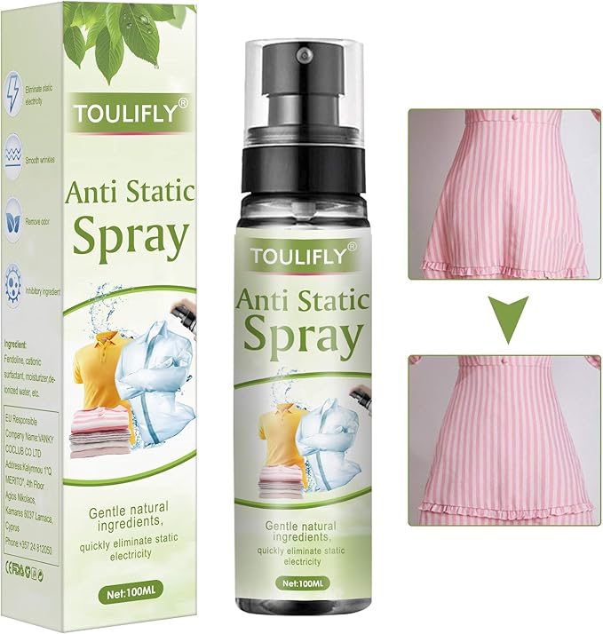 Anti Static Spray,Anti Static Spray for Clothes,Static Remover for