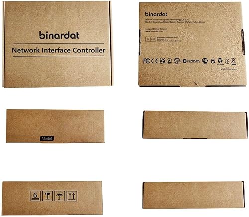 Miniatura 8 de Binardat Adaptador de red PCIe 2.5G, RTL8125B 25001000100Mbps Tarjeta Ethernet RJ45 Controlador LAN Soporte PXE para WindowsLinuxMac