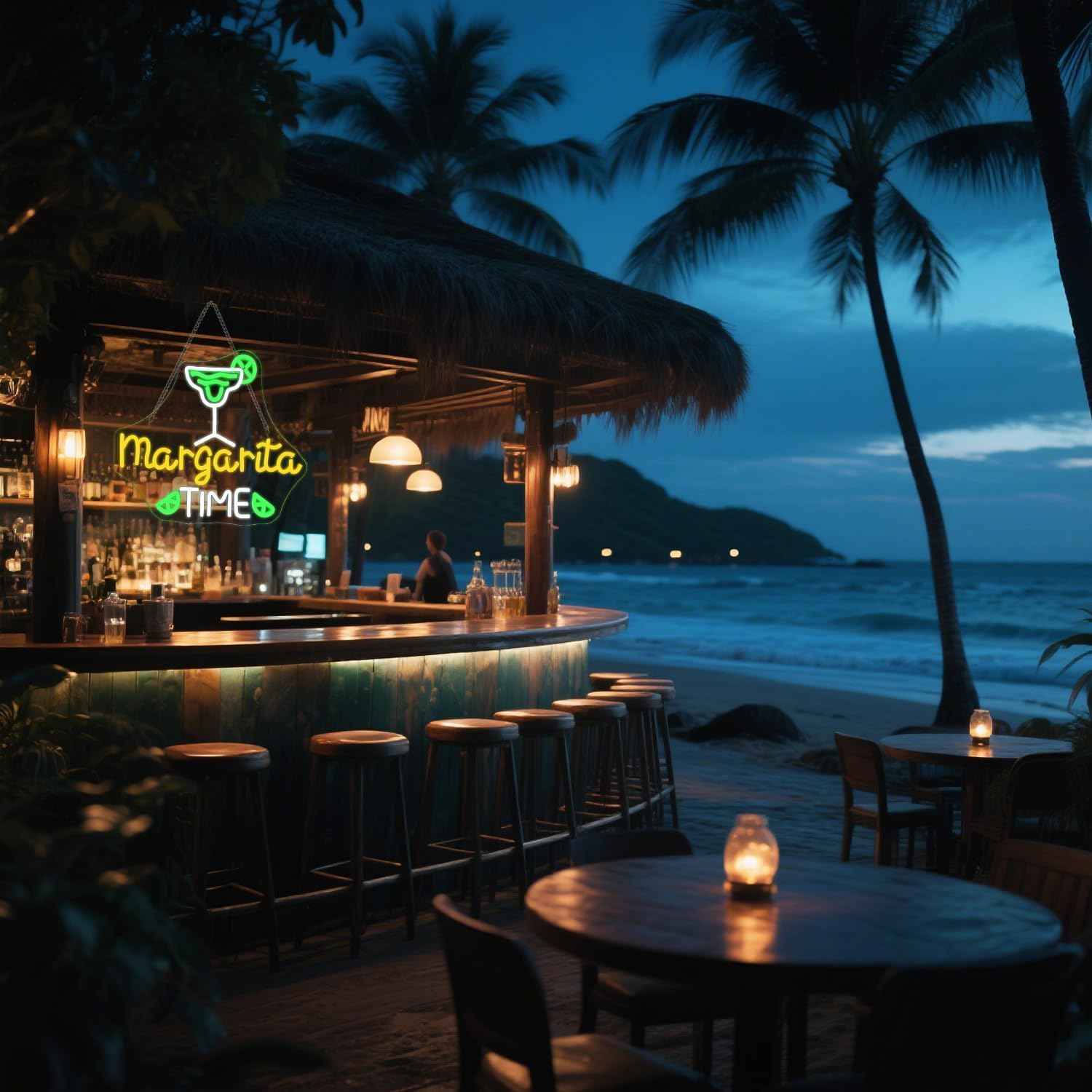 Lucunstar Margarita Time Neon Sign for Wall Decor Margarita Led Signs USB Dimmable Neon Lights for Beer Bar Kitchen Restaurant Home Pub Party Man Cave Club Shops Hotel Store Business Gift - Image 9