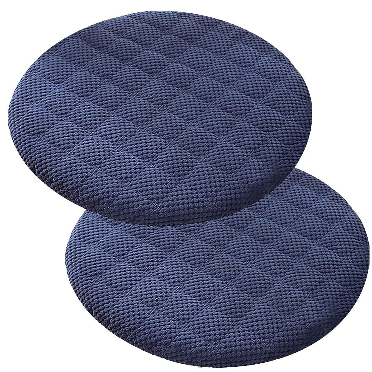 Cojín redondo para silla de 45 cm lavable y cómodo, el pack de 2 perfecto para cocina y exterior