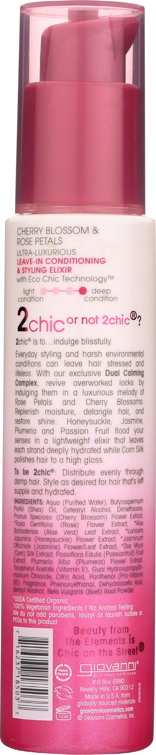 Amazon.com : GIOVANNI 2chic Ultra-Luxurious Leave-In Conditioning