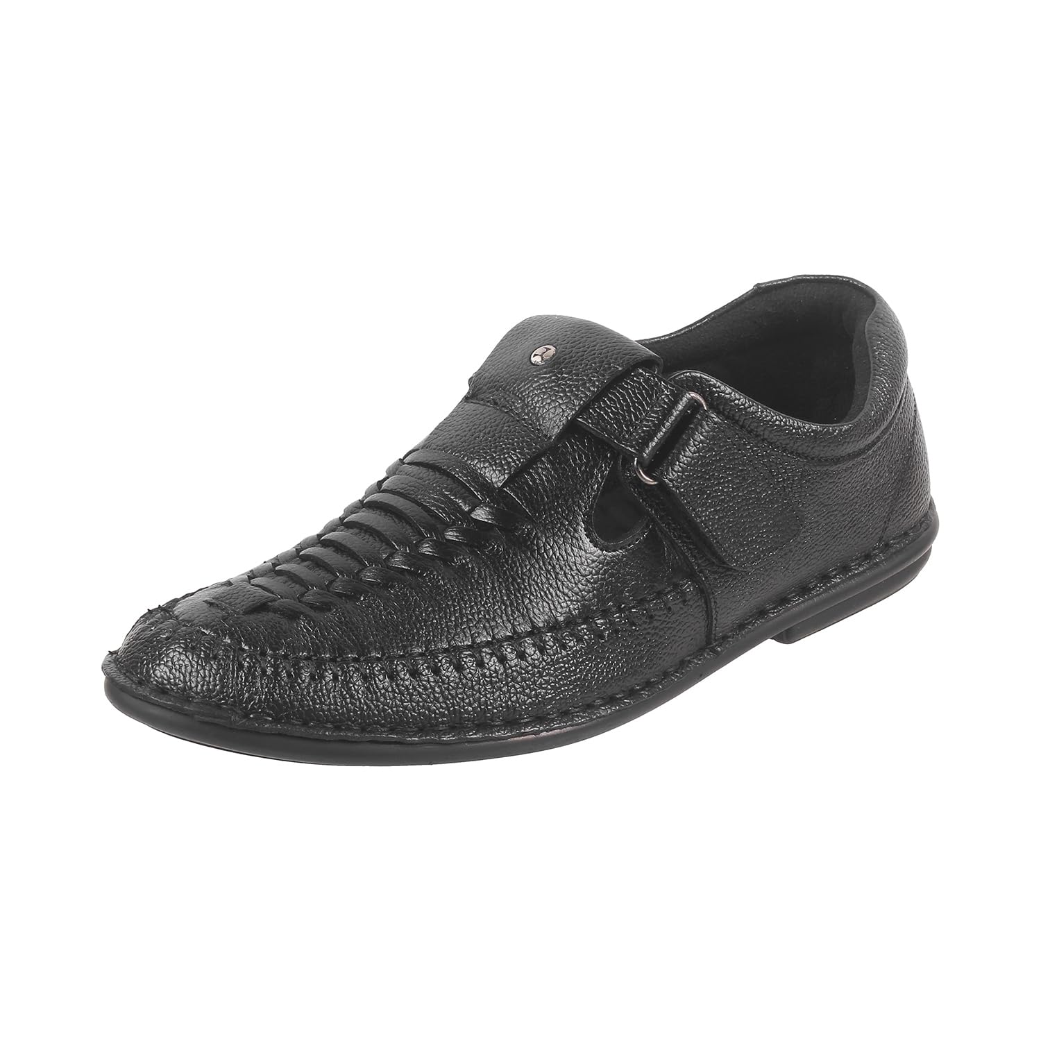 Mochi Men Black Fisherman Leather Sandal UK/6 EU/40 (18-231) (B0CHQR47PY) Amazon Price History, Amazon Price Tracker