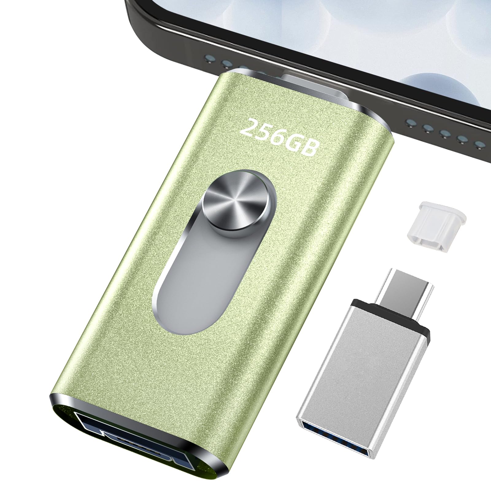 USBメモリ 256GB 高速 バックアップ　4in1 データ保存 4in1 Phone対応 USBメモリ256GB 高速 データ バックアップphone