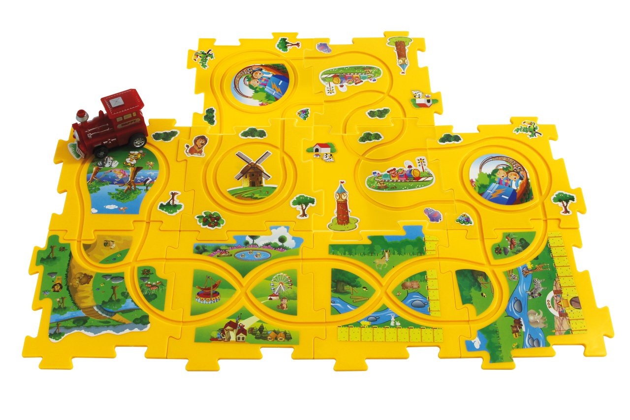 Jamara 460303 Train Dynamic Zoo Puzzle, Mehrfarbig, Large - Image 4