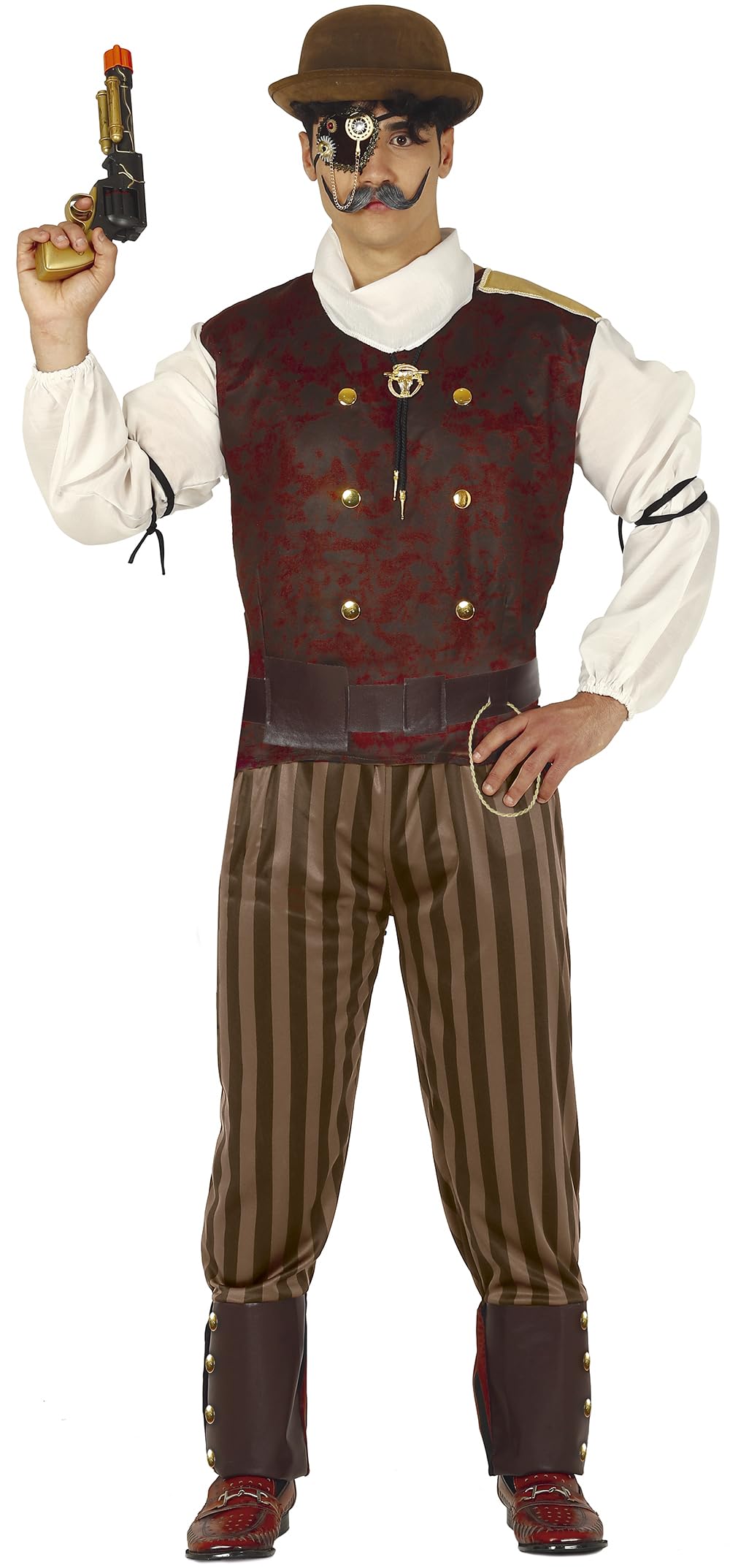 FIESTAS GUIRCA Steampunk Fancy Dress Costume Adult Man Size Medium 48-50