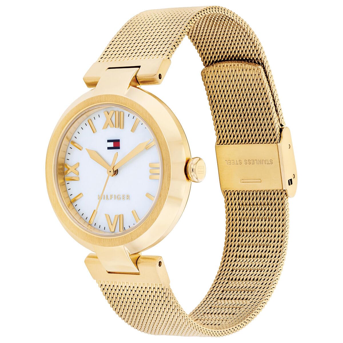 Tommy Hilfiger Reloj Analógico para Mujer de Cuarzo con Correa en Acero Inoxidable 1782634