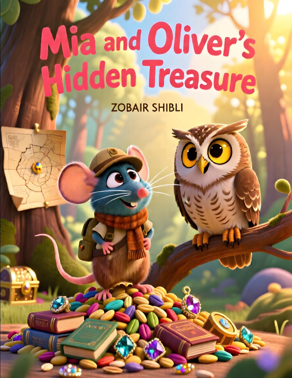 Mia and Oliver’s Hidden Treasure: An Adventure-Filled Treasure Hunt for Kids Ages 3–7 That Teaches Friendship, Curiosity, and Problem-Solving
