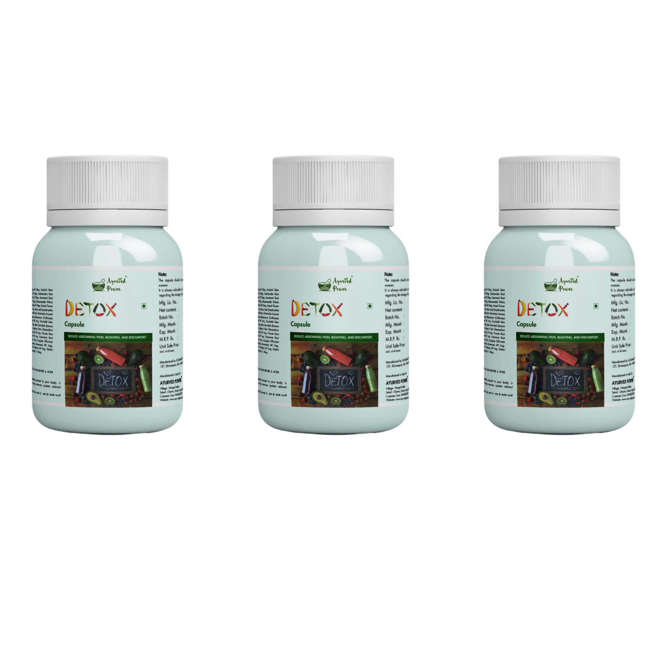 AYURVED POWER DETOX Capsules l For Fatty Liver, Capsules |Natural