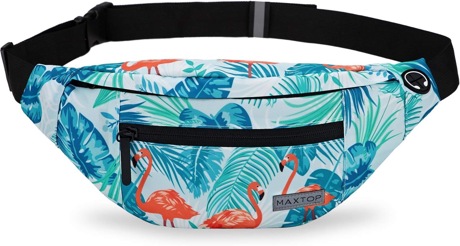 Large Fanny Pack Belt Bag with Adjustable Straps Waist Pack for Men Women