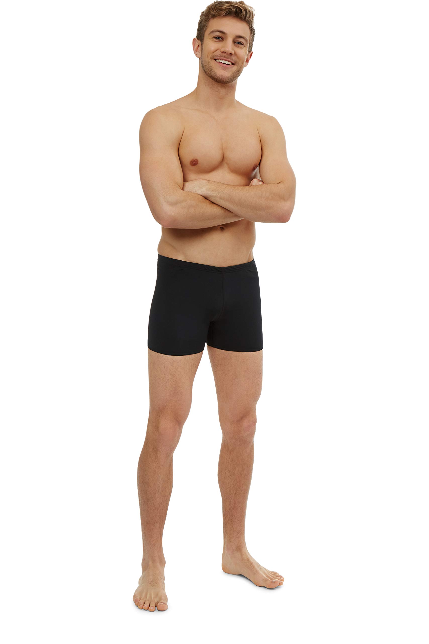 Maru Men's Solid Pacer Short - Black, 40in