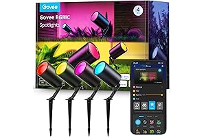 Govee Smart Outdoor Spotlight: Enhance Your Landscape with Vibrant Colors and Smart Control