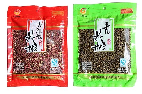 Auténticos granos de pimienta Szechuan (3.53oz x 2) (paquete de 2 unidades)
