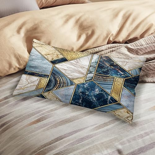 Miniatura 3 de AKEOQNEM Juego de 1 funda de almohada de poliéster, fundas de almohada cuadradas de felpa, fundas de cojín decorativas modernas para sofá, cama,