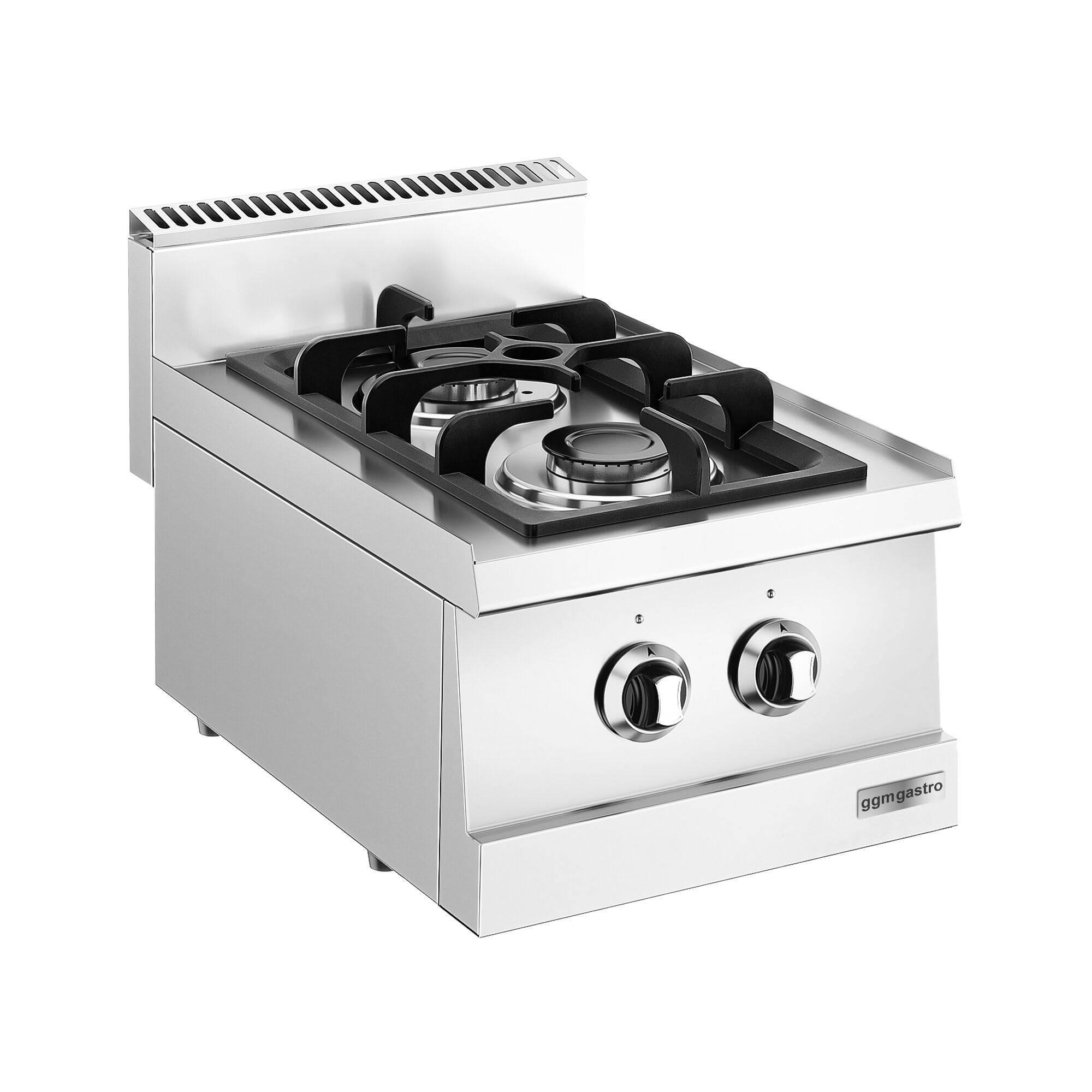 GGM Gastro | GHK4632 | Gasherd - 6,5 kW - 2 Brenner