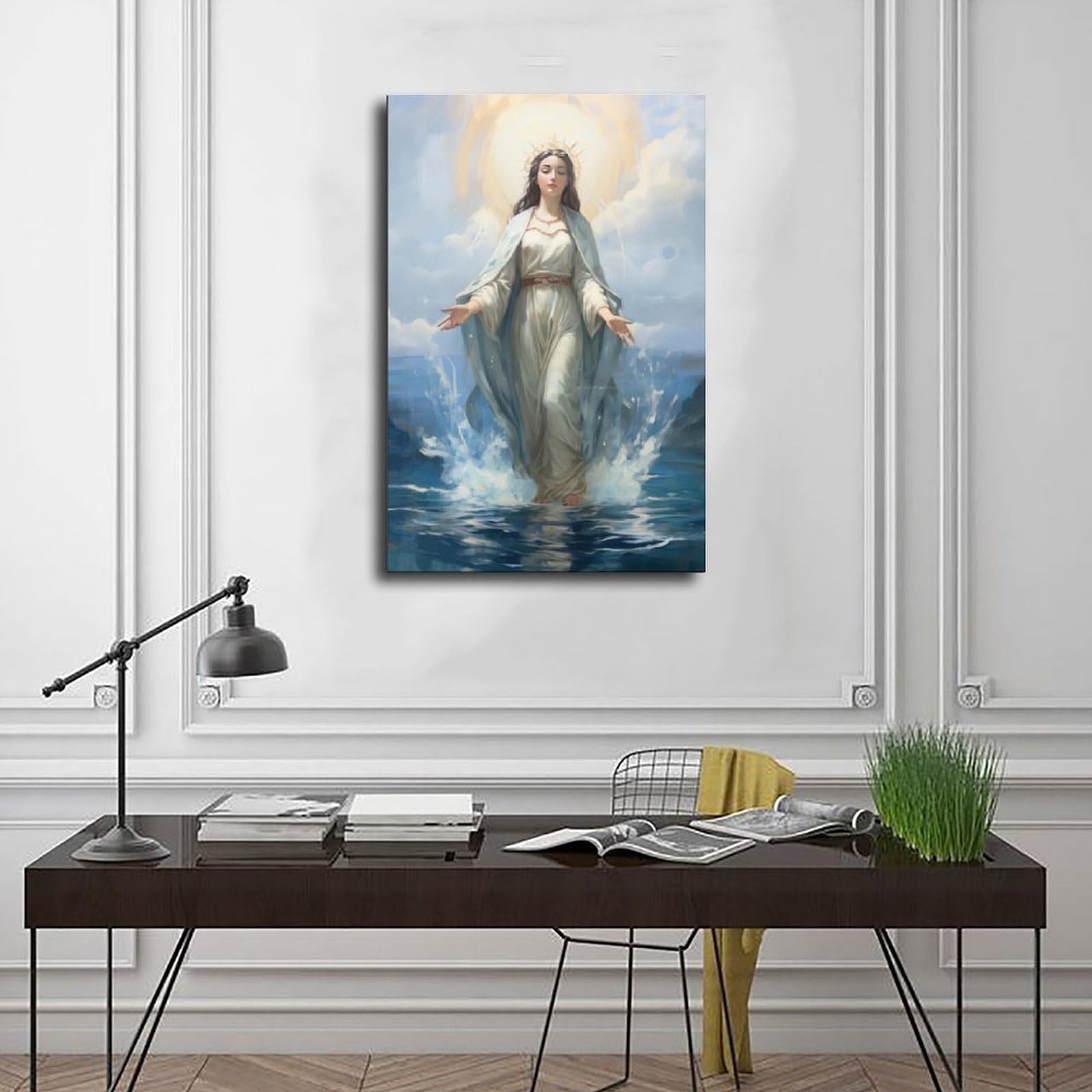 Amazon.com: KERAXL Mother Mary Poster Stella Maris Print Star of