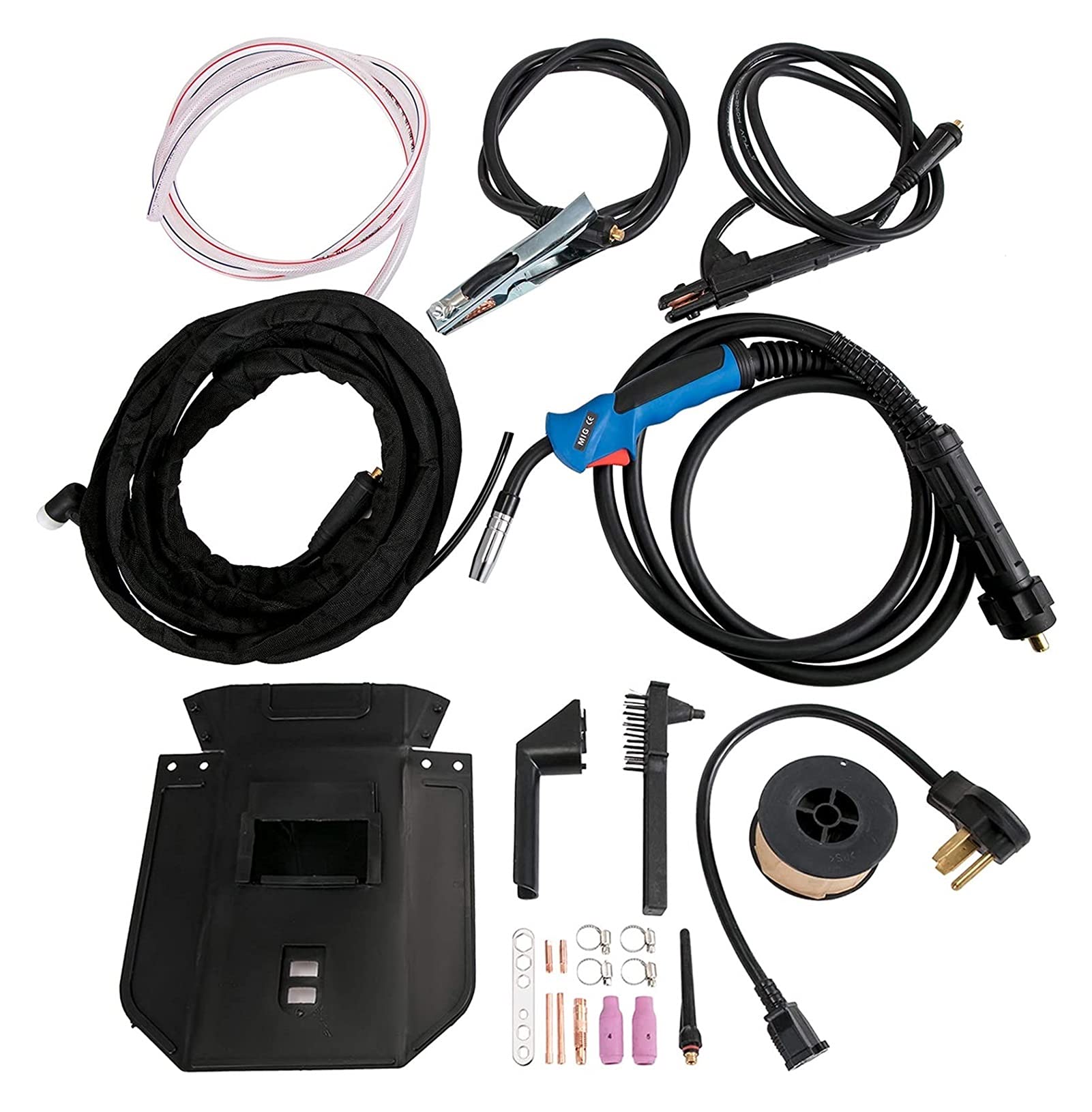 Spawarka, Spawacz 250 AMP MIG TIG ARC Spawacz 3 w 1 Spawarka spawalnicza TIG Lift Arc MMA Stick IGBT DC Inverter,Ochrona Bezpieczeństwa