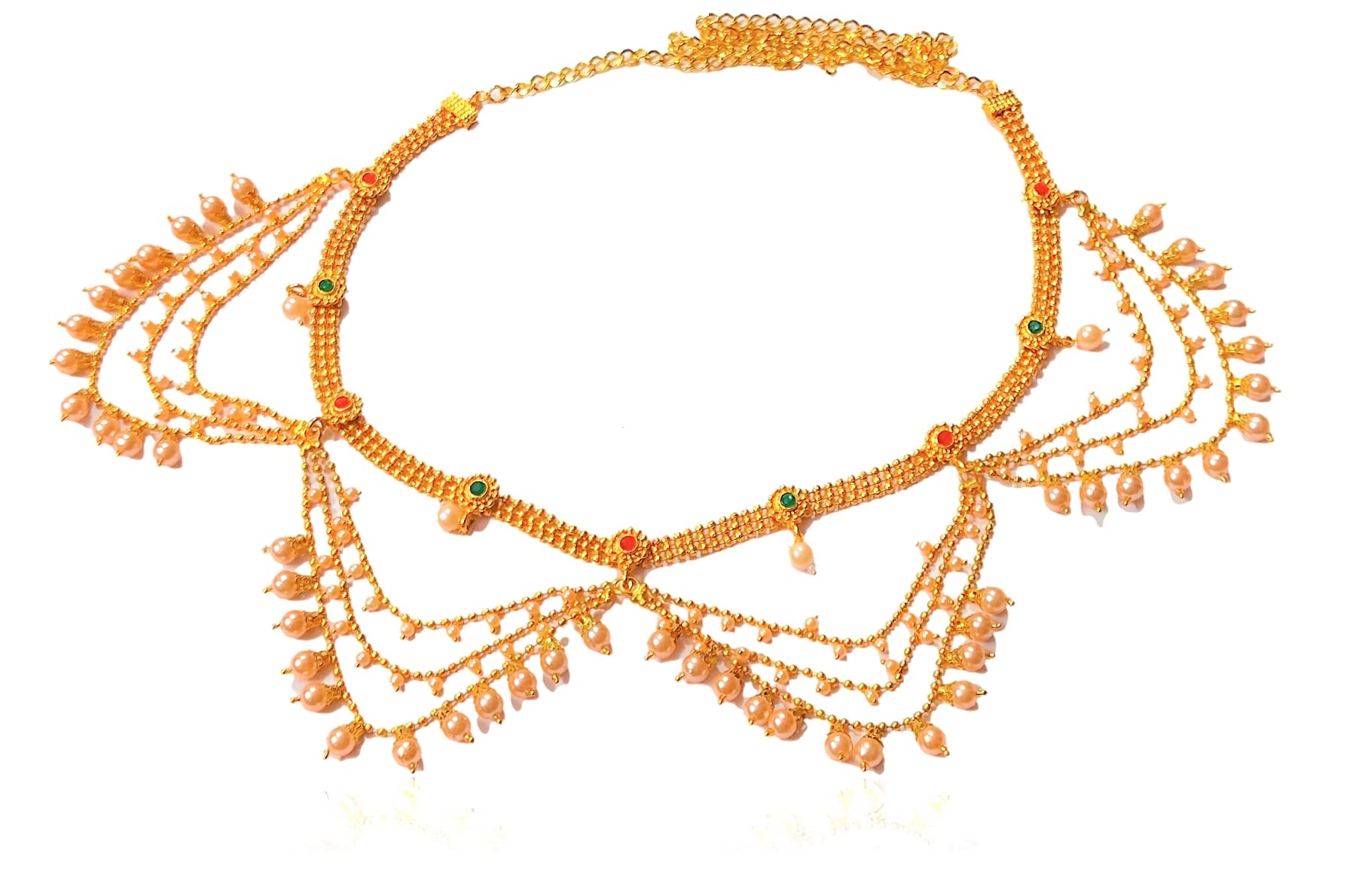 WomenSky Traditional Gold Polished Kamarpatta, Tagdi, Kardhani, Bellychain, Kamarband (B09SZHXW38) Amazon Price History, Amazon Price Tracker