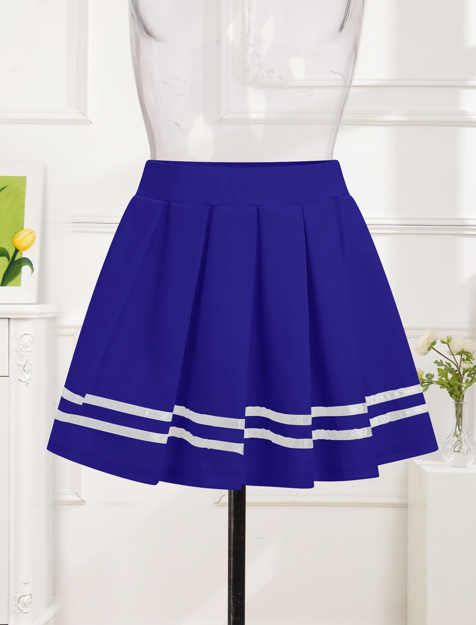 Jupes pour femmes Y2k Mini jupe plissée décontractée trapèze jupe courte plissée uniforme scolaire jupe de encouragement