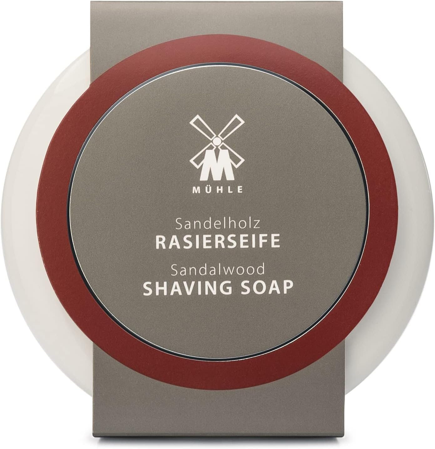 SHAVE CARE Porcelain Dish incl. Sandalwood Shaving Soap 65g