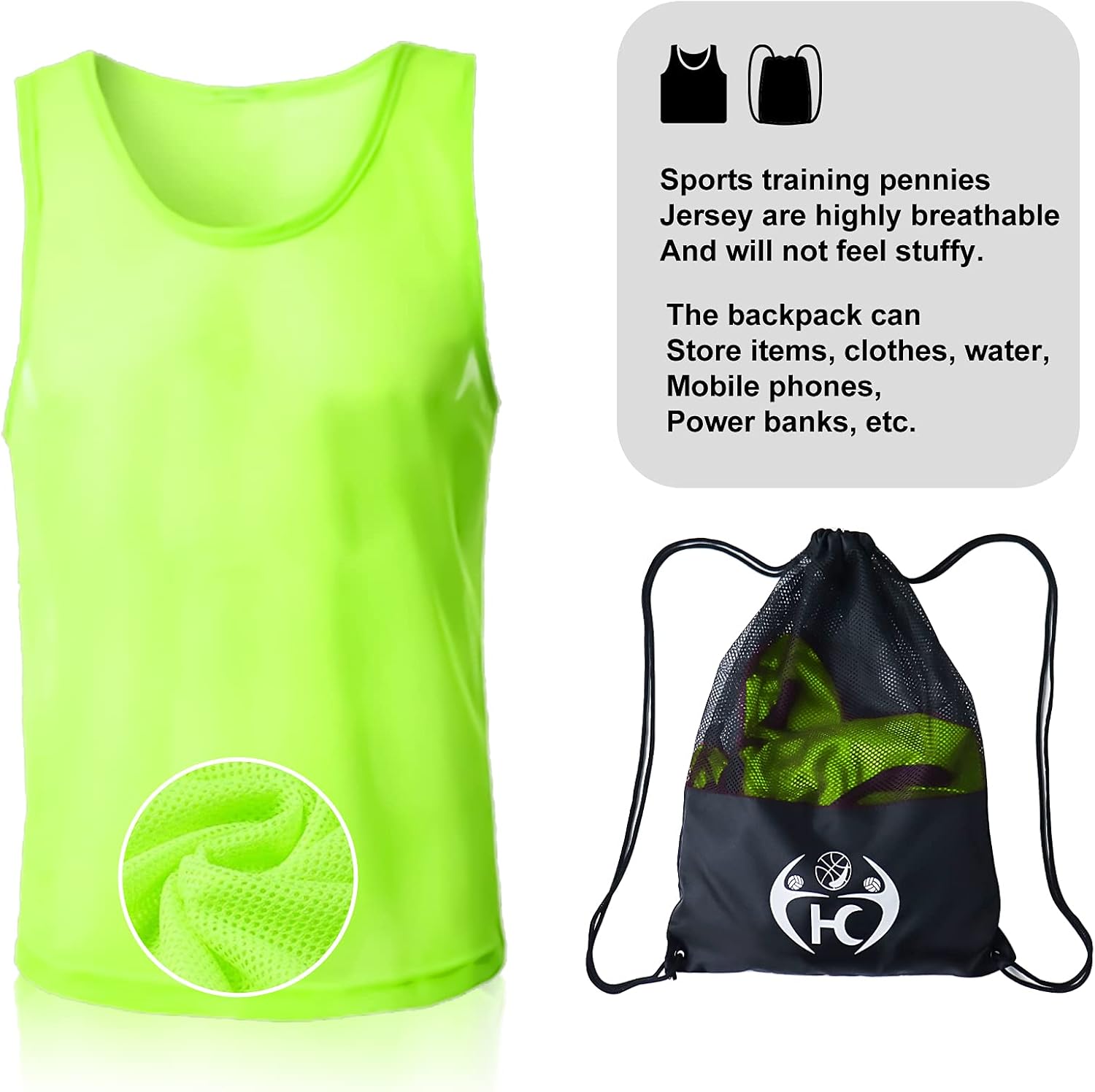 Perzomido Nylon Mesh Scrimmage Team Sports Pinnies Jerseys for Adult Youth Children : Sports & Outdoors