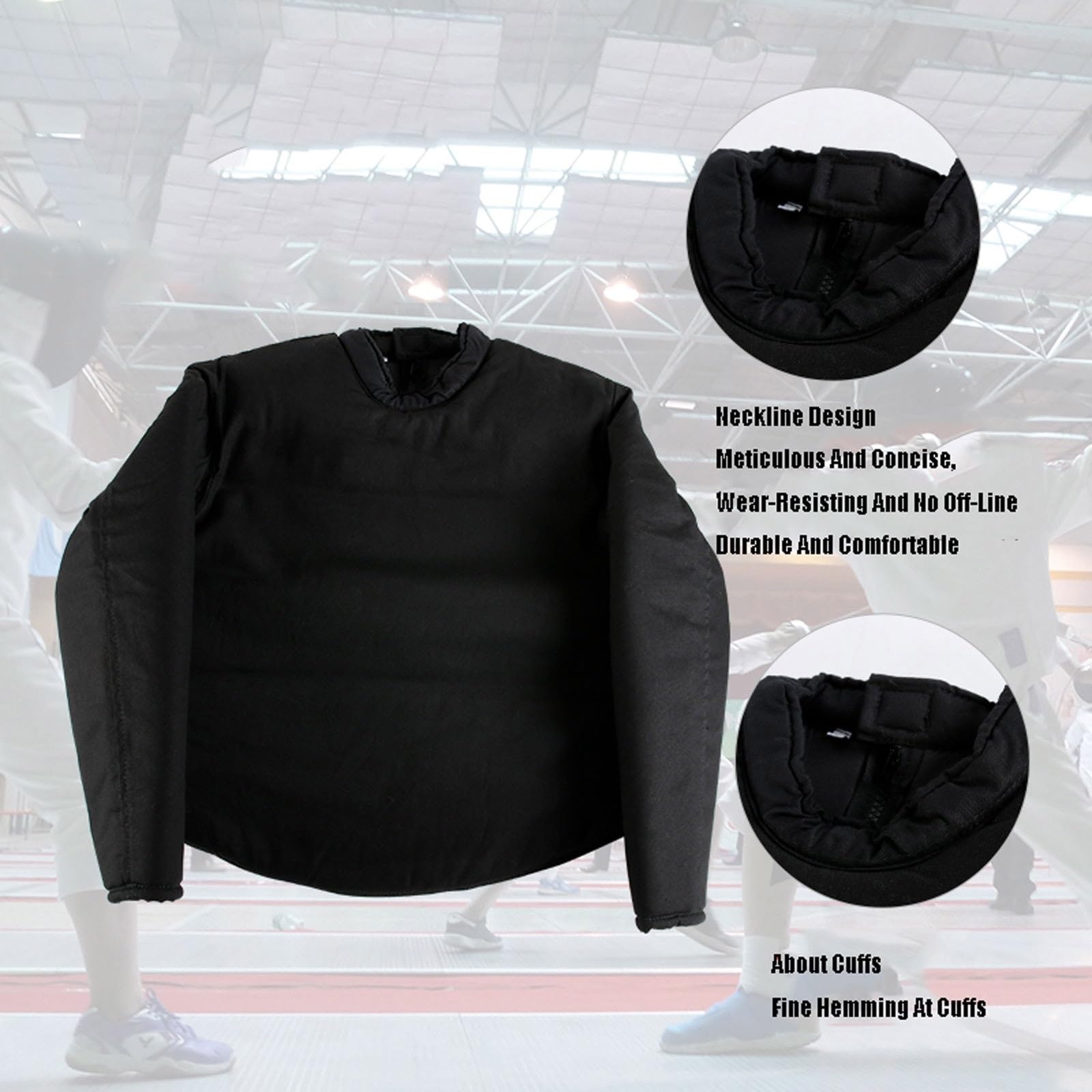 Fecht-Coaching-Canvas-Langarmjacke Fechtjacke Fecht-Trainings-Schutzanzug