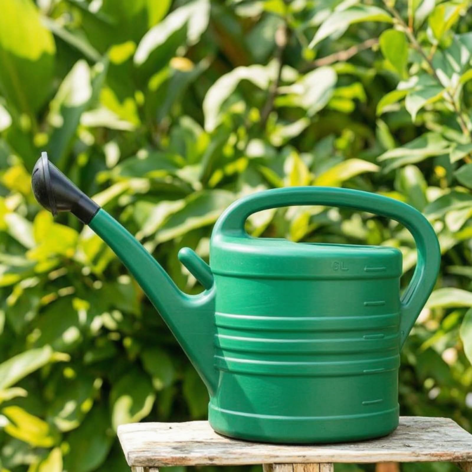 Regadera con Roseta Graduada Regadera Plástico Ligera Jardinería para Jardineros, Balcón, Invernadero, 8L Capacity