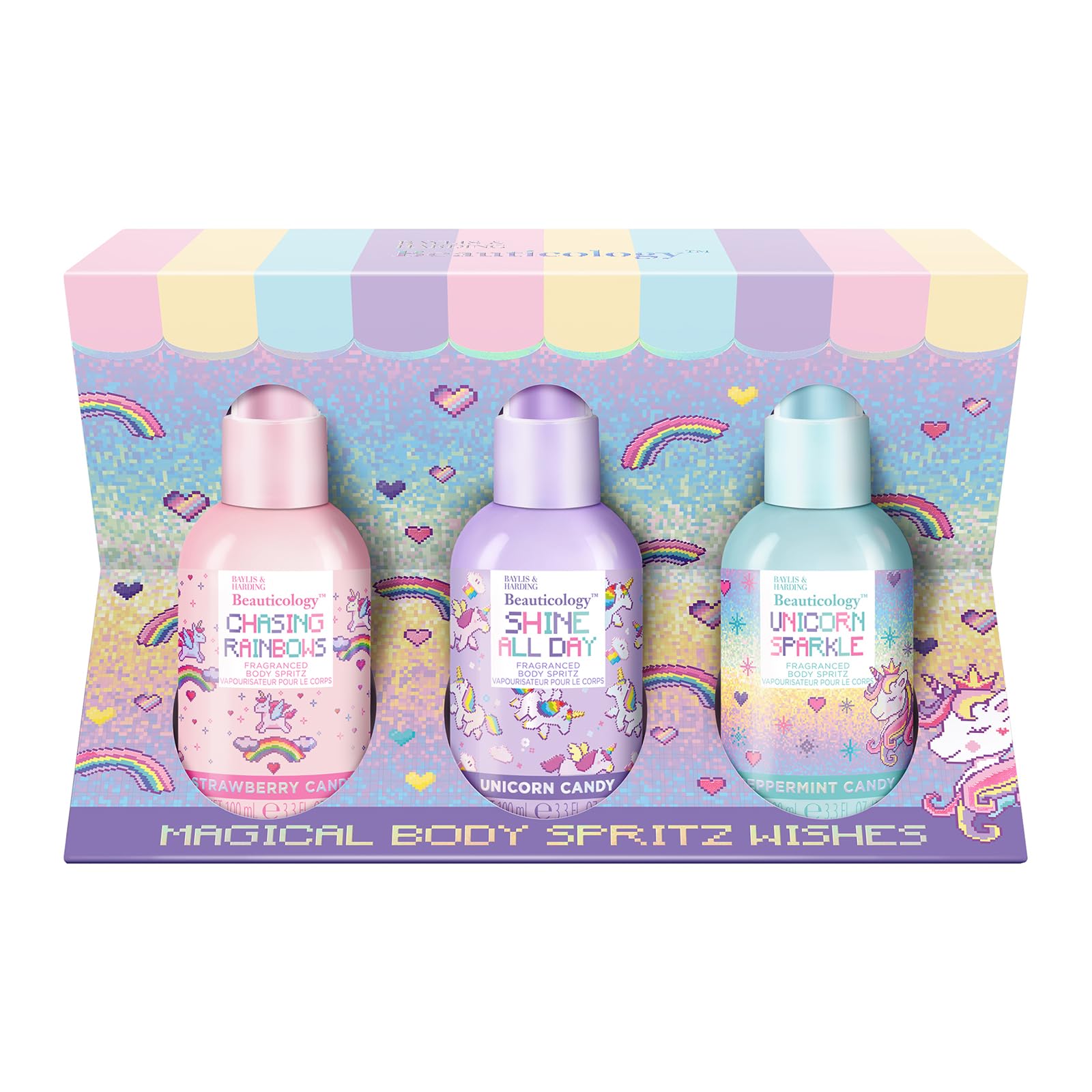 Baylis & Harding Beauticology Magical Body Spritz Trio Gift Set 1 Pack