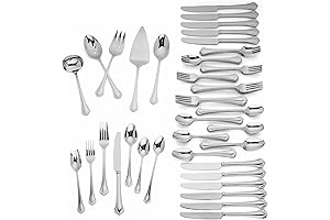 Mikasa Alcott 89-Piece Silverware Set for 12