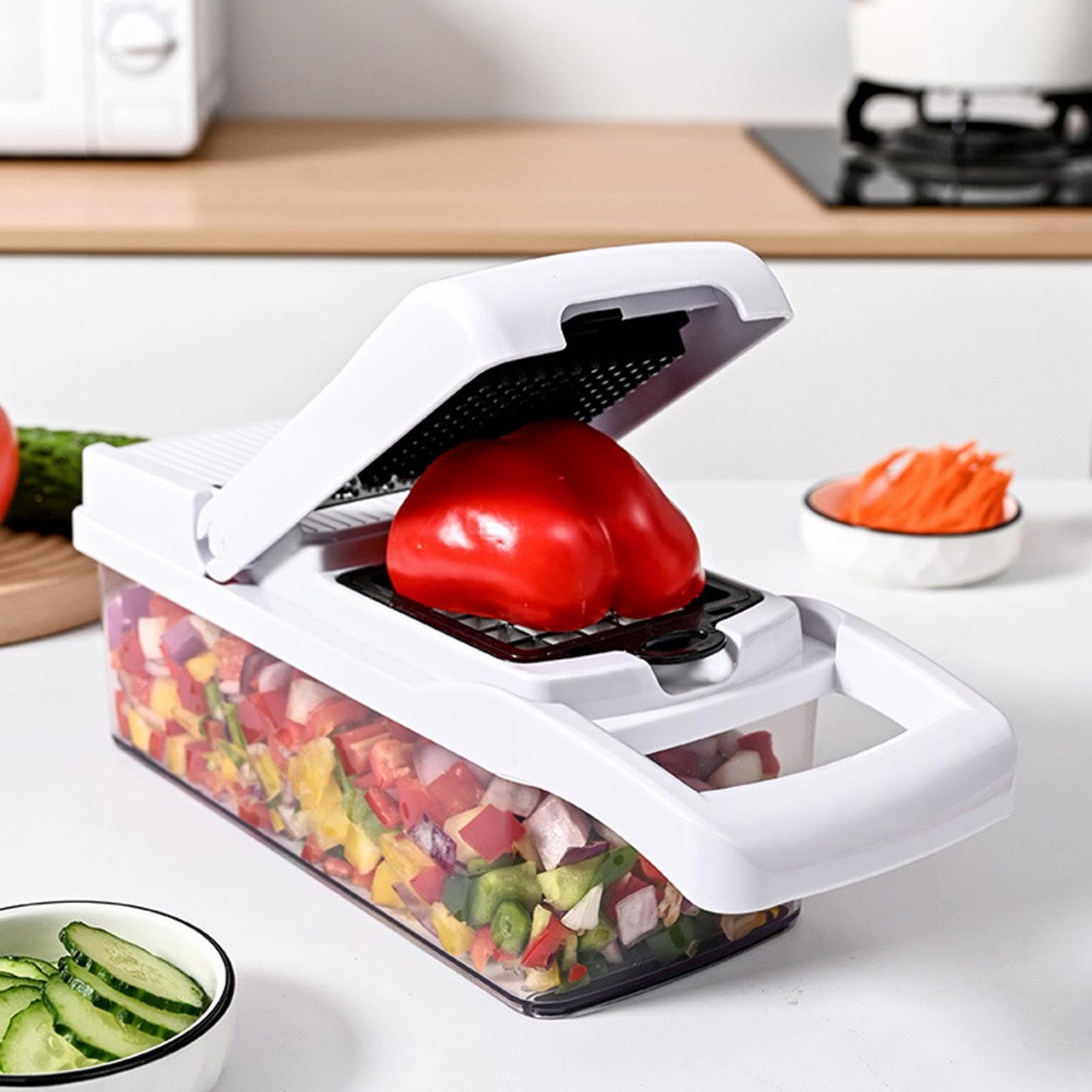 Tritatutto per verdure da cucina, tagliaverdure manuale | Affettatrice