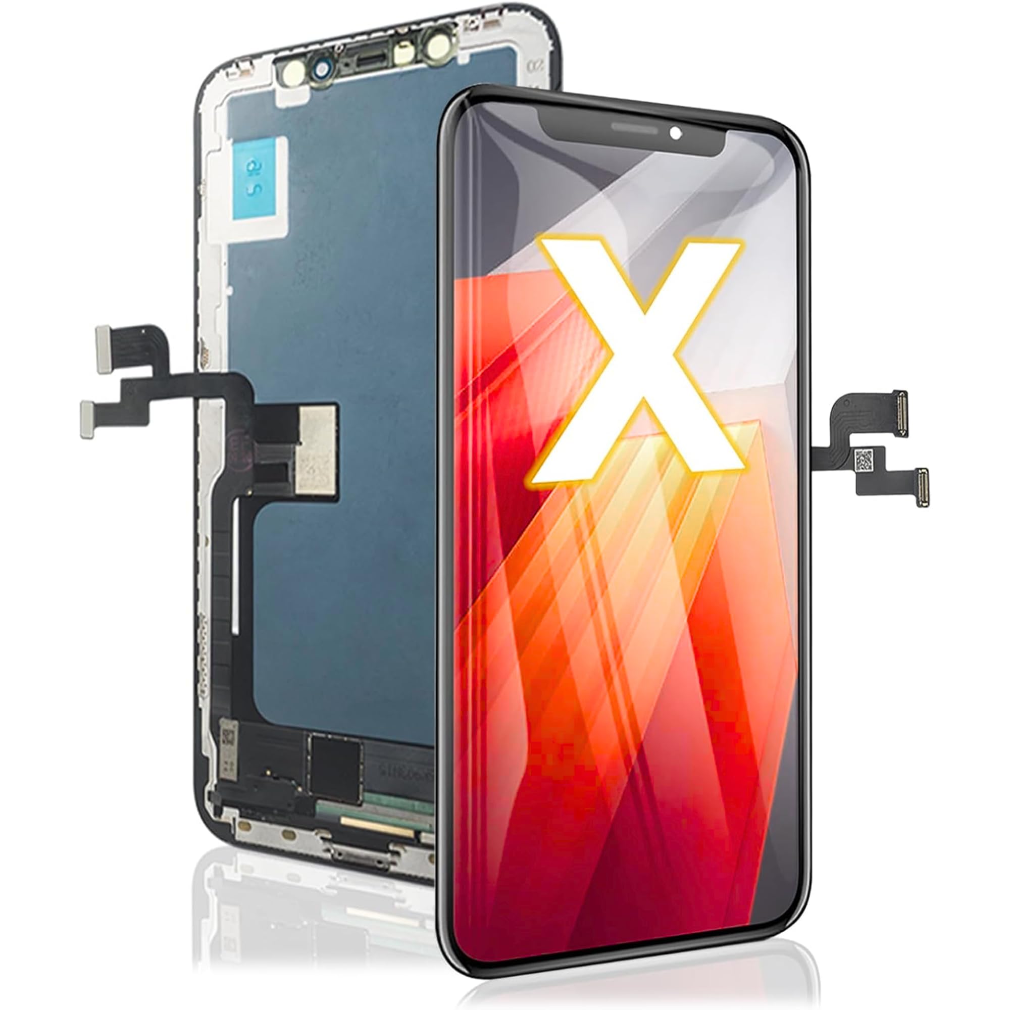iPhone X Screen Replacement 5.8" LCD 3D Touch Display Digitizer Assembly – Compatible A1901 A1902 A1865 – Touch Screen Repair Part