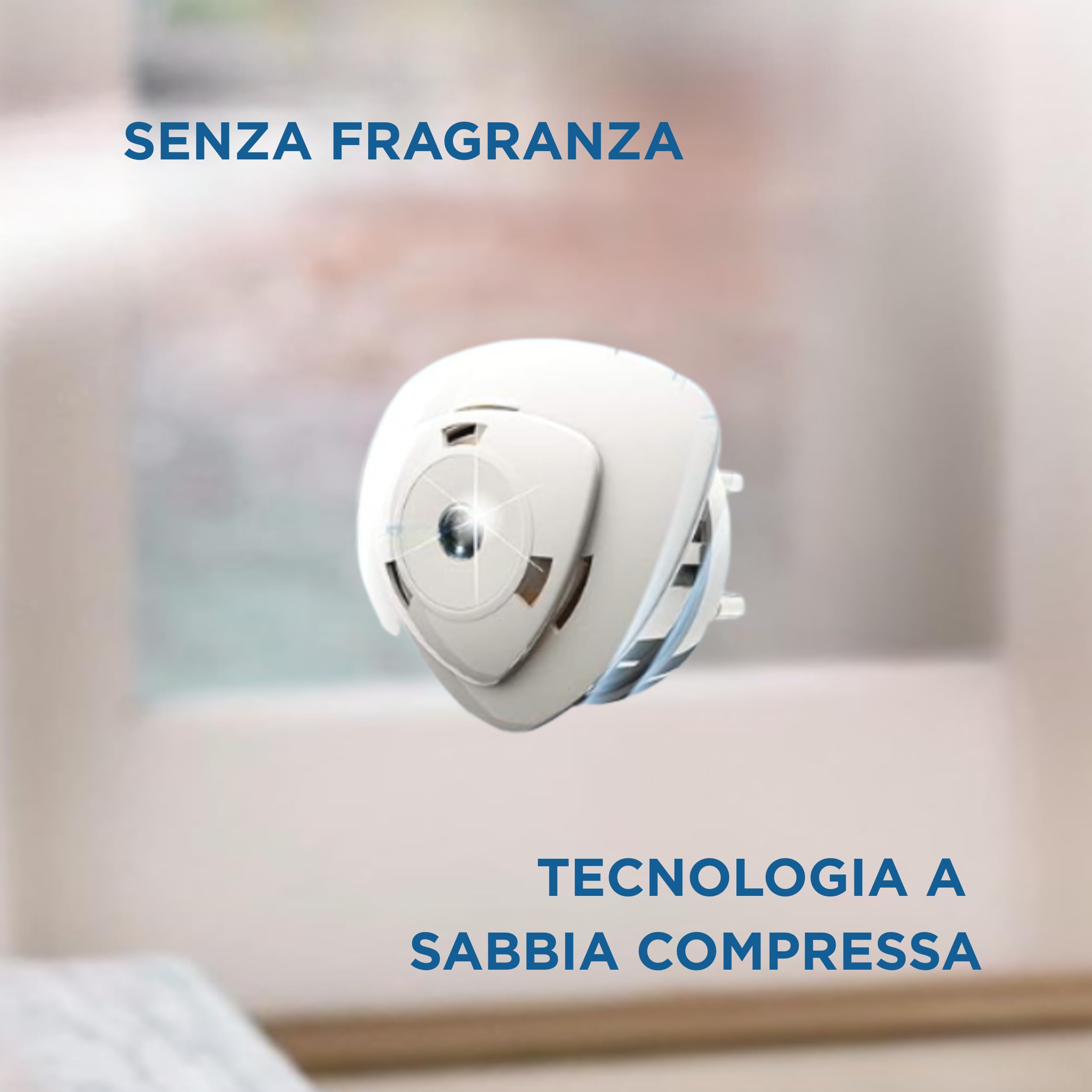 Raid Night & Day Base con Ricarica, Antizanzare e Repellente Zanzare Inodore a Sabbia Compressa, Contiene 1 Diffusore e 1 Ricarica, Senza Profumo