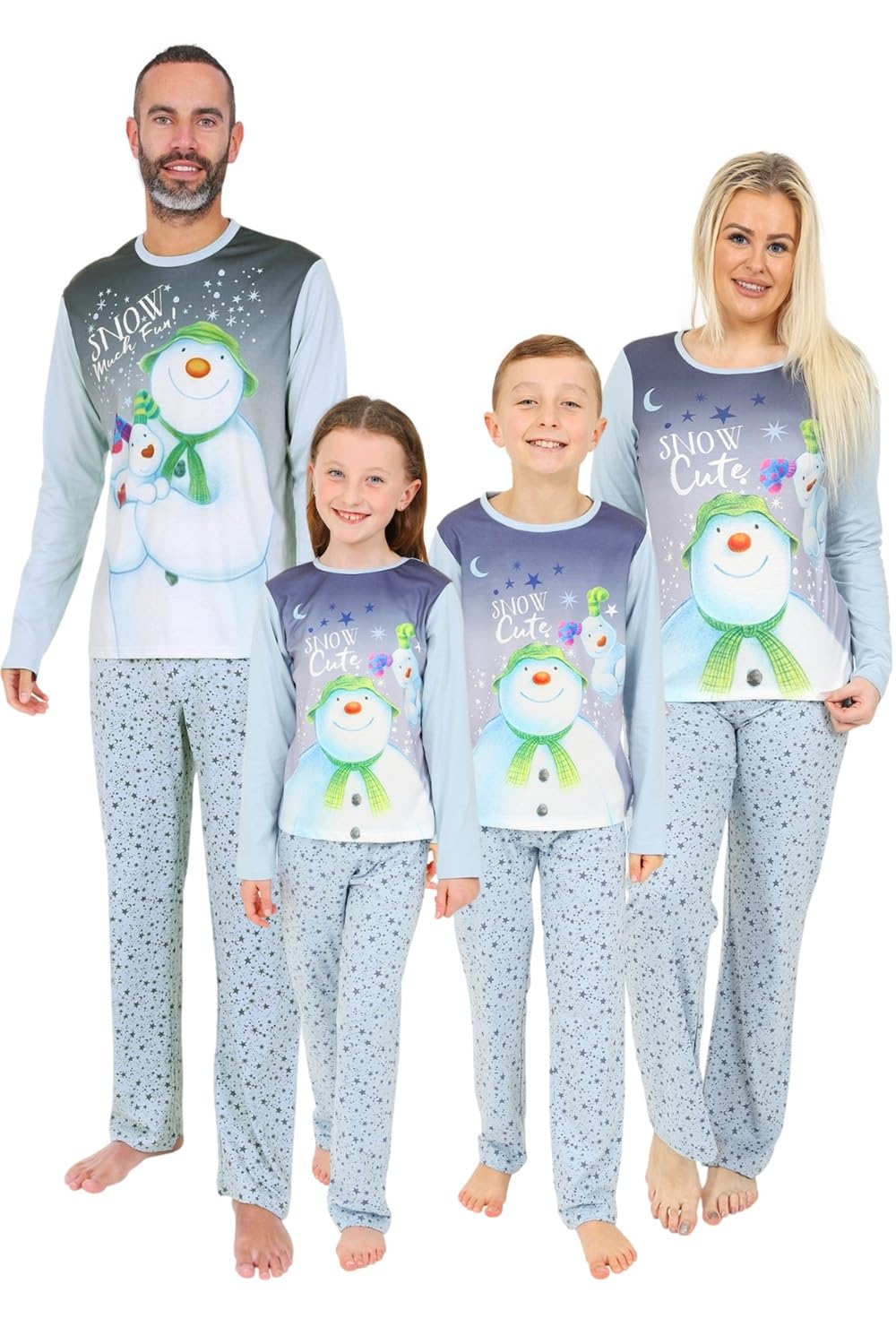 The Snowman and The Snowdog Matching Family Christmas Long Pyjamas (8-9 Years)