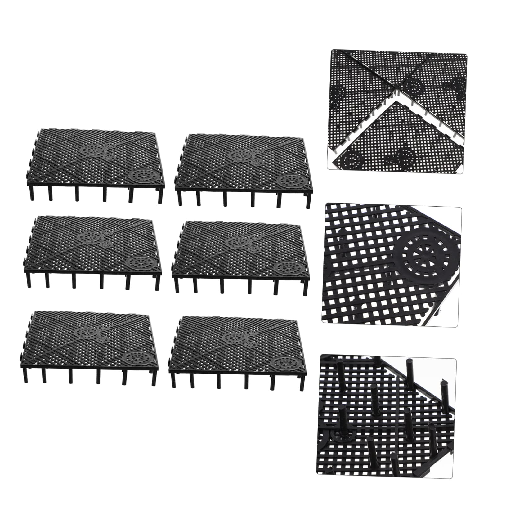 PRETYZOOM 18 Pollici Piastra Filtrante Inferiore del Serbatoio di Pesce Separatore per Acquari Vassoio Divisorio per Acquari Pannello Isolante per Acquario Pallet Ghiaia Griglia Plastica