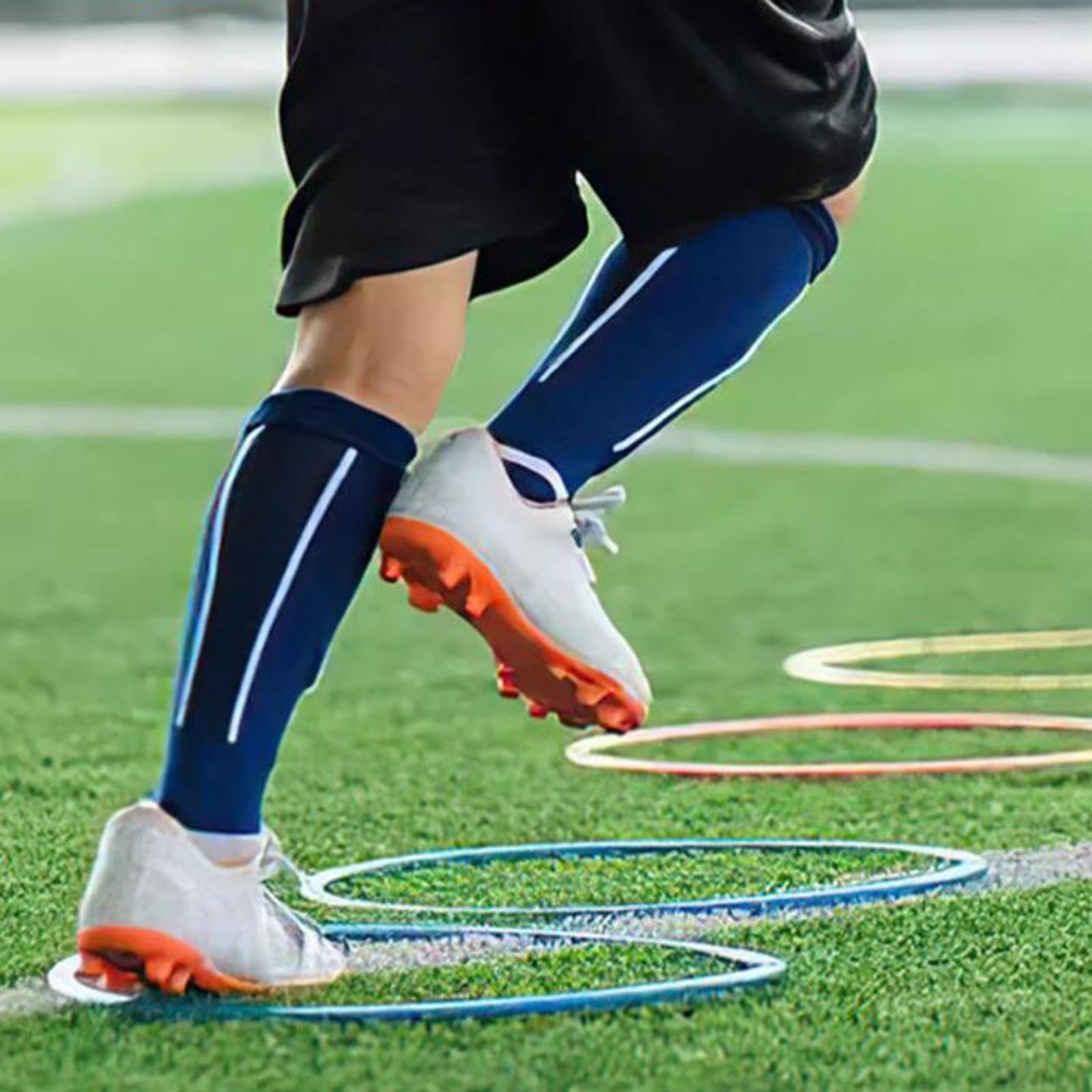 12 Aros de Agilidad, Aros de Velocidad, Aros de Salto Versátiles, Círculo de Velocidad para Ejercicios, Juegos, Fútbol, ​​Gimnasia y Otros Deportes