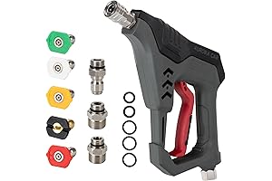 5000 PSI 12 GPM Pressure Washer Gun & Foam Cannon Compatible