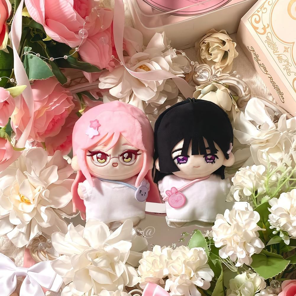 Ivan Till Plushies Soft Stuffed Animal Pendant Mizi and Sua Plush Keychain 10cm Luca Hyuna Plush Figure Bag Charm