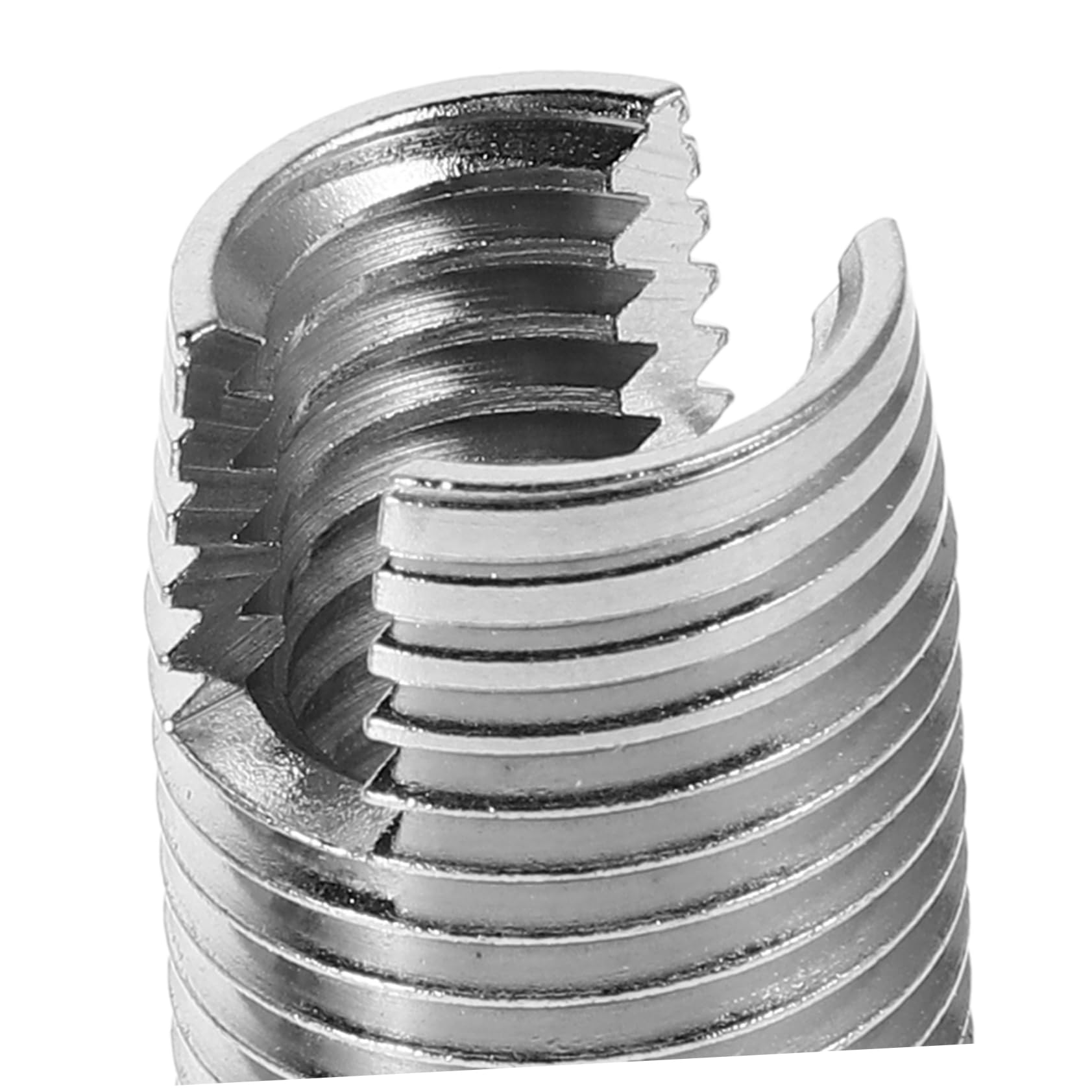 ULTECHNOVO 50stücke Edelstahl-gewindereparatureinsätze-set Mit Selbstschneidenden Gewindeeinsätzen Für Metall Inklusive Mutternschutz Für Schnelle Installation Und Gewindedichtungen