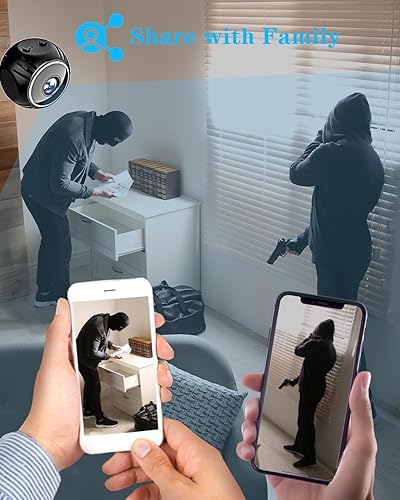 Miniatura 6 de BZZCAM Mini cámara espía oculta WiFi cámara de vigilancia inalámbrica niñera cámara de seguridad para el hogar cámara interior 1080P pequeña