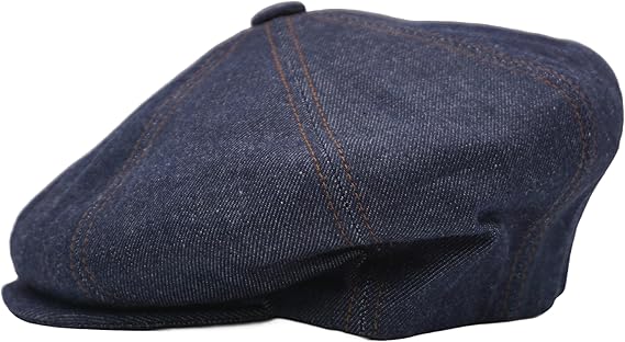 RRL キャスケット M デニム ニュースボーイ ハンチング ニュースボーイキャスケット （デニムコンビ） - 日本製