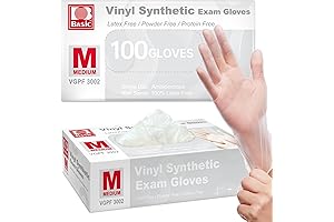 Basic Clear Vinyl Exam Gloves: Ideal for Versatile Protection