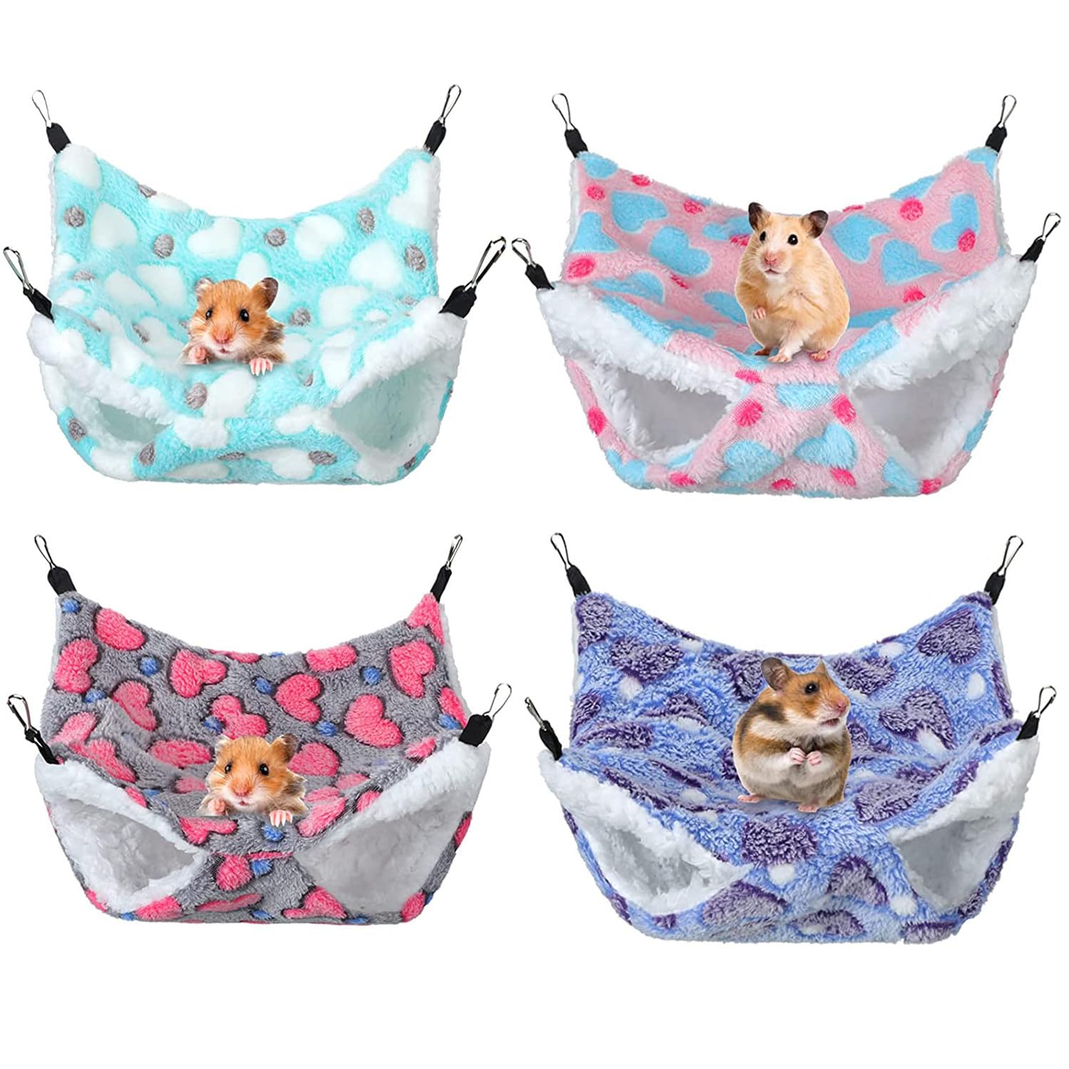 Amaca Per Porcellini D'India, 4 Pezzi, Per Gabbia, Piccoli Animali