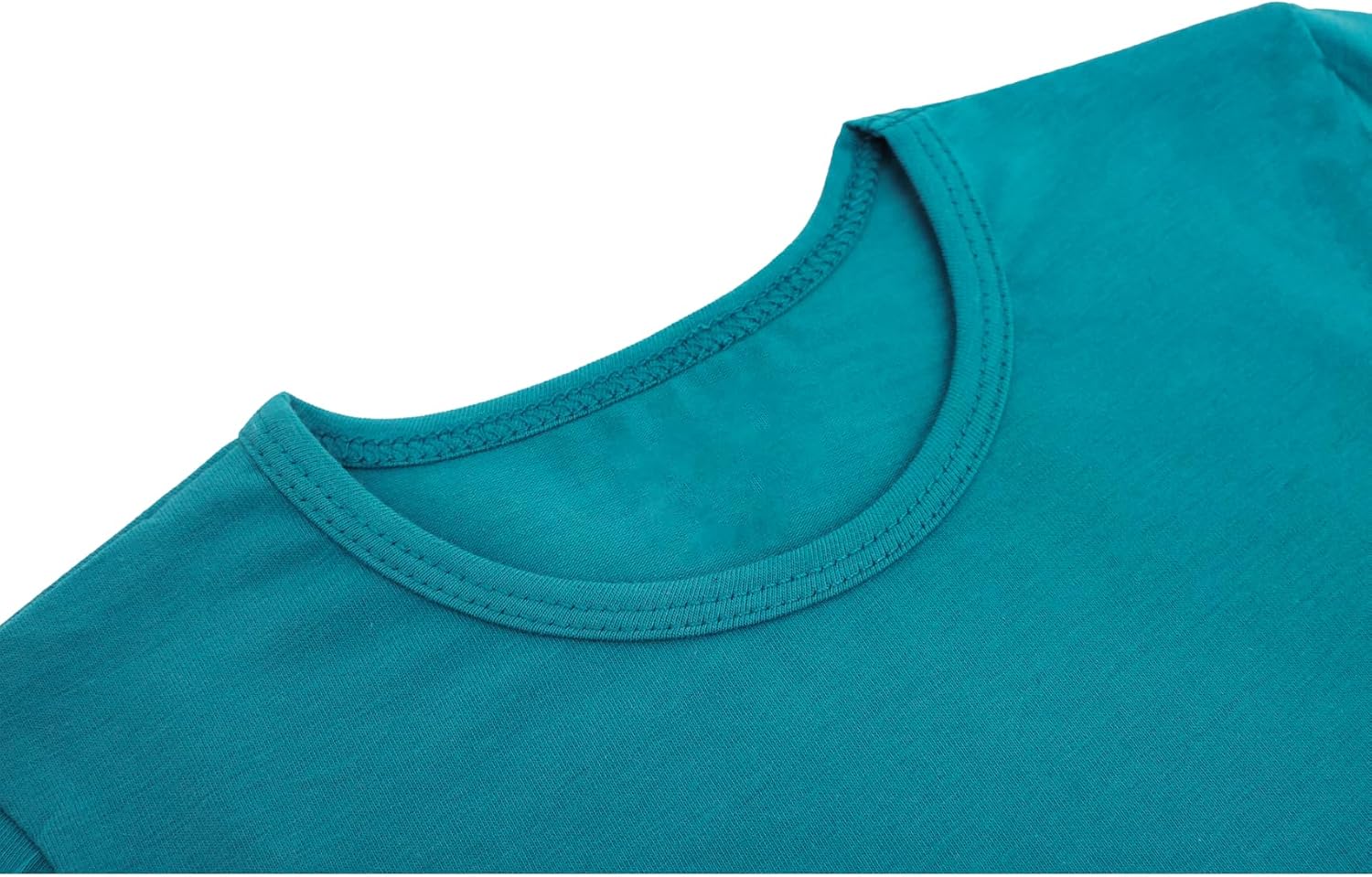 Lilax Girls Short Sleeve Crewneck Crop Top Tee