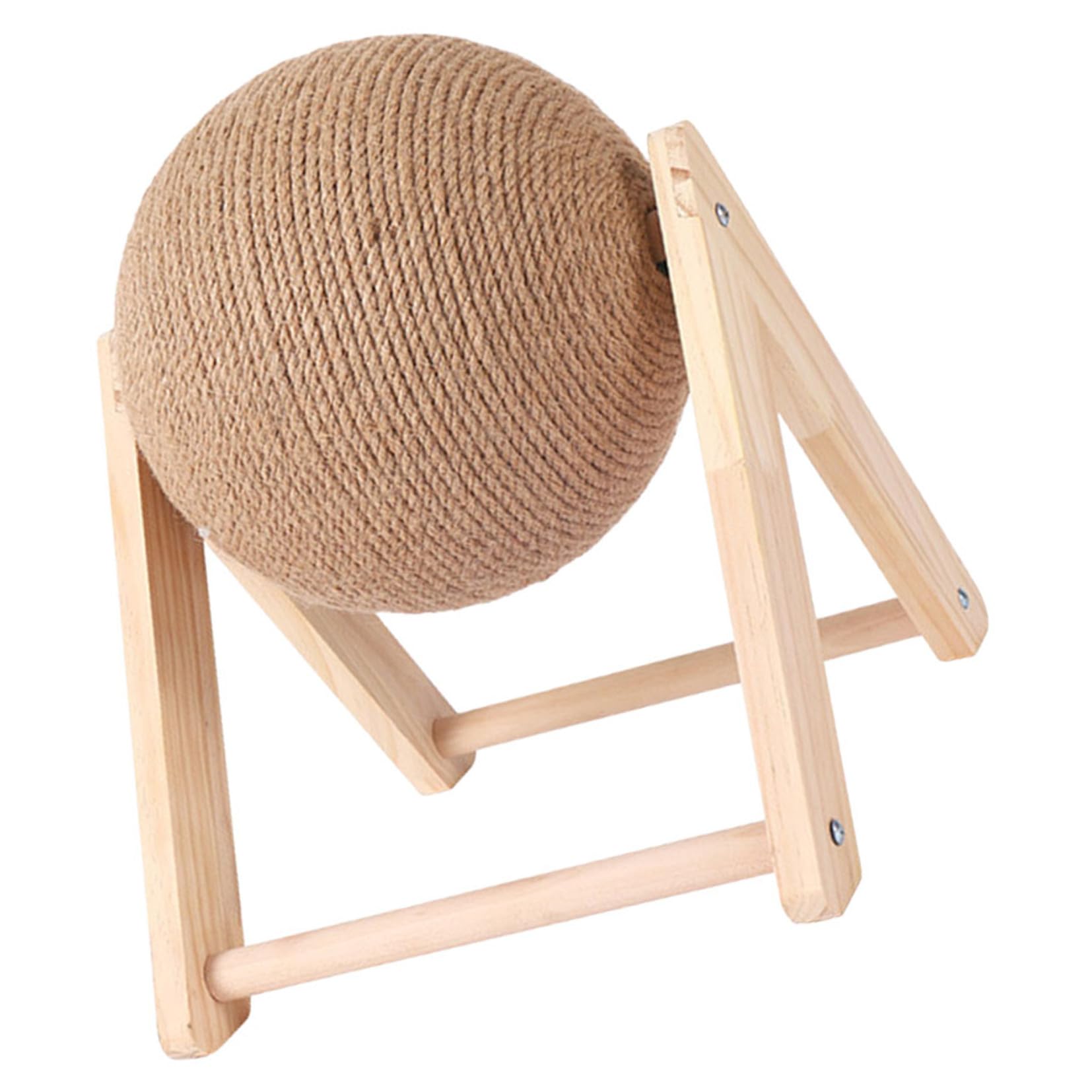 Rascador de sisal para gatos en bola TOPBATHY con material sintético duradero de exterior