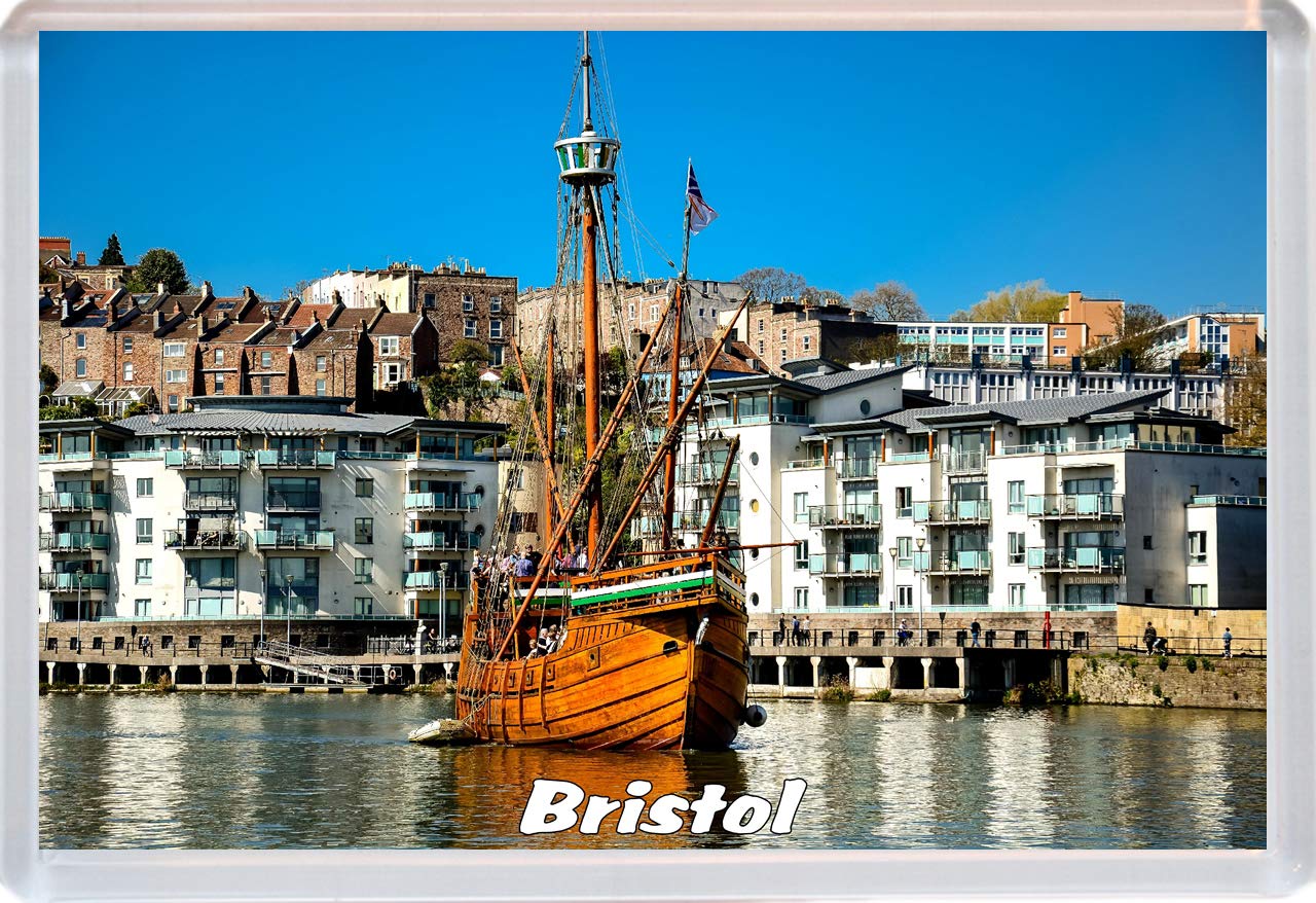 Baked Bean Store Multicolor Bristol - 96 X 67Mm - Jumbo Fridge Magnet/Magnets Bbsfm523