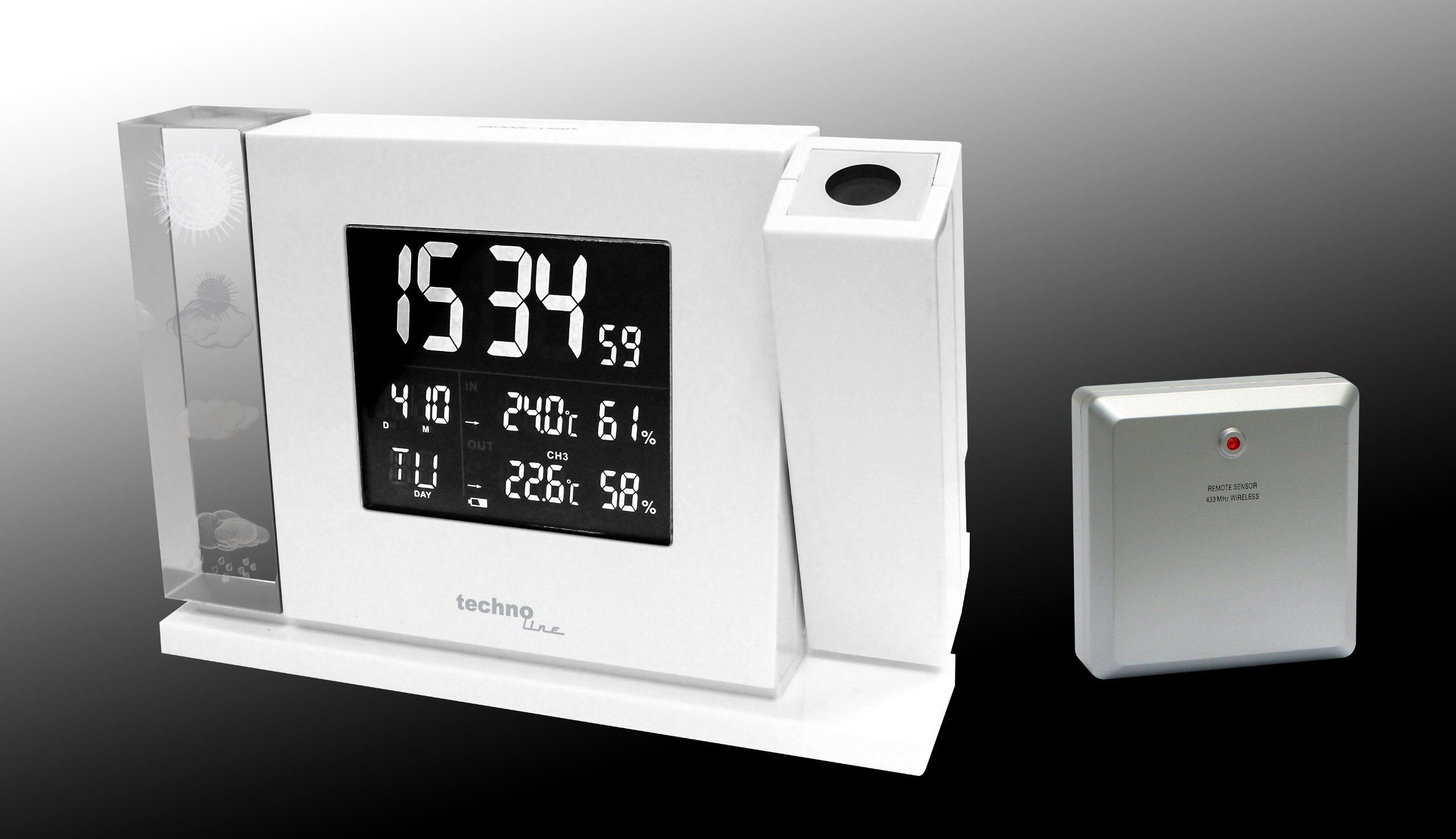 Technoline WT643 Premium stacja pogodowa i zegar projekcyjny