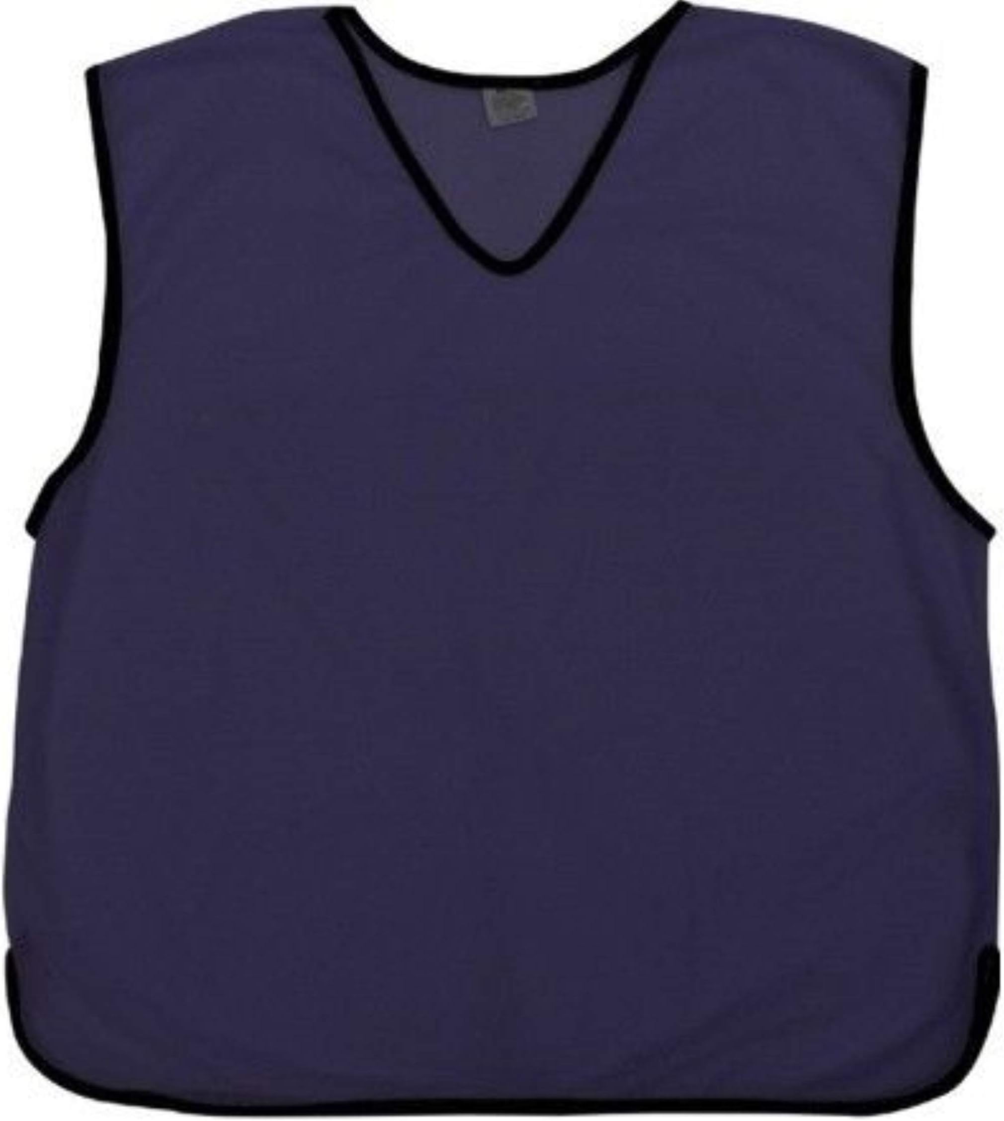 Sterling Sports10 X Training Bibs Sports Mesh Bibs Football Soccer Rugby Sports Bibs Function Party Outdoor Kids Junior Youth and Adult Sizes (Junior (7 to 12 years old), Navy)