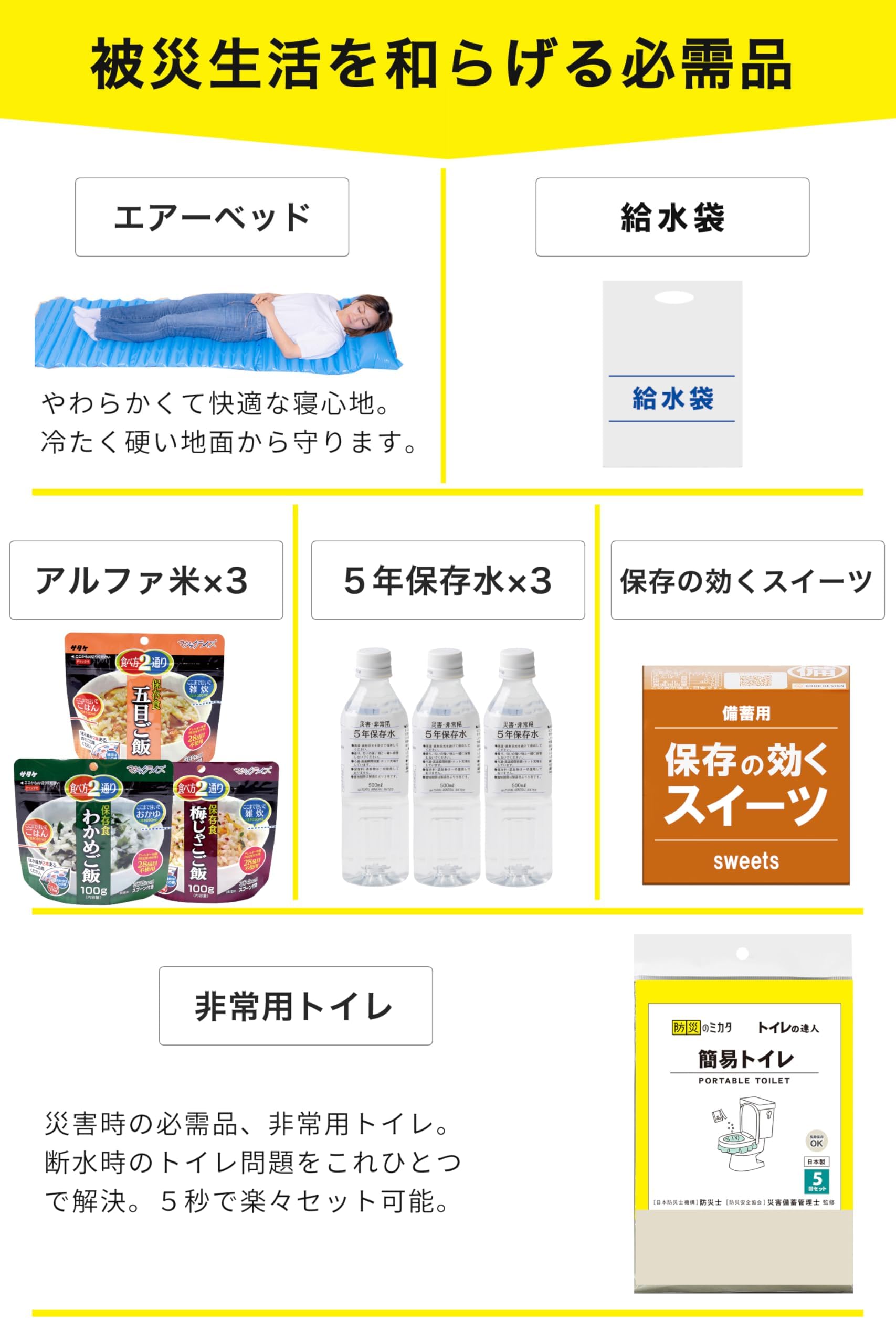 Amazon.co.jp: 防災バッグ 【 防災士が監修した セット 】リュック 
